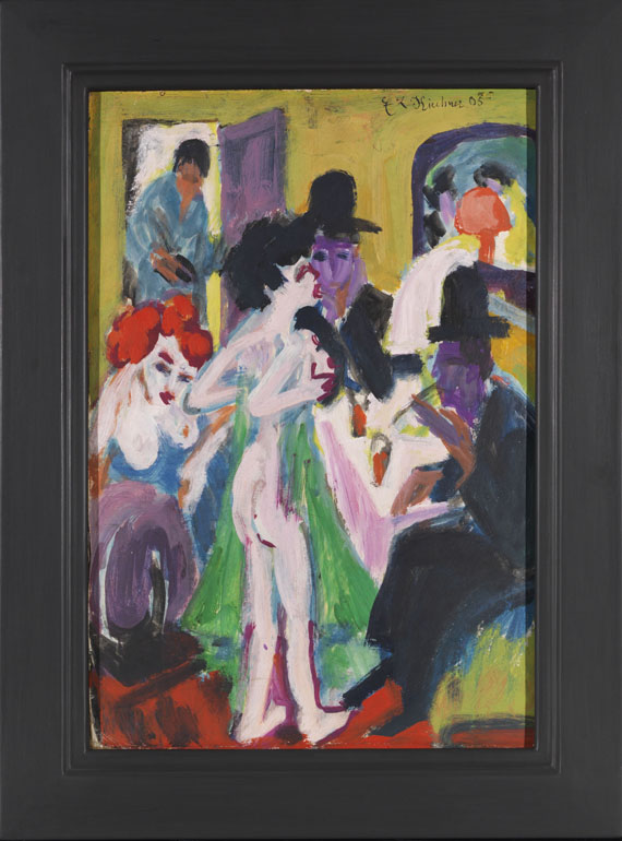 Ernst Ludwig Kirchner - Im Bordell - Cornice