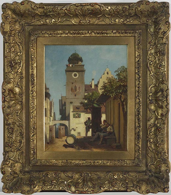 Carl Spitzweg - Die Stadtwache - Cornice