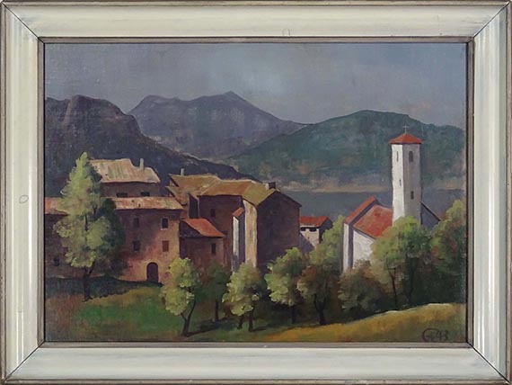 Karl Hofer - Muzzano (Tessin) - Cornice