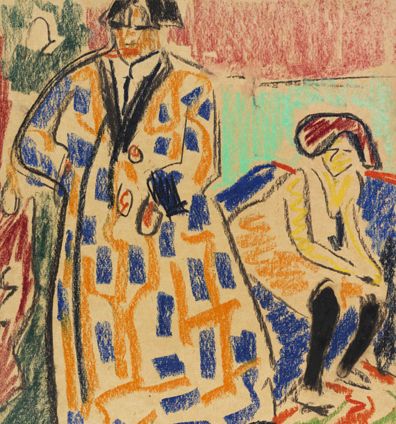 Ernst Ludwig Kirchner - Selbstbildnis mit Modell - Altre immagini