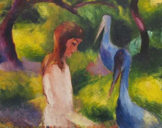 August Macke - Mädchen mit blauen Vögeln (Kind mit blauen Vögeln) - Altre immagini