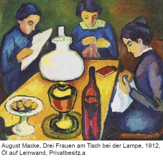 August Macke - Mädchen mit blauen Vögeln (Kind mit blauen Vögeln) - Altre immagini