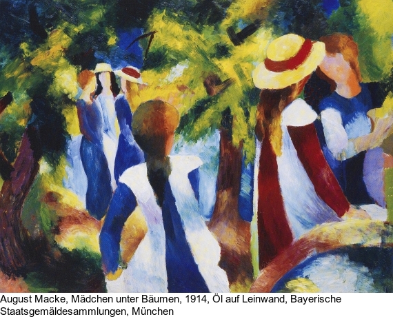 August Macke - Mädchen mit blauen Vögeln (Kind mit blauen Vögeln) - Altre immagini