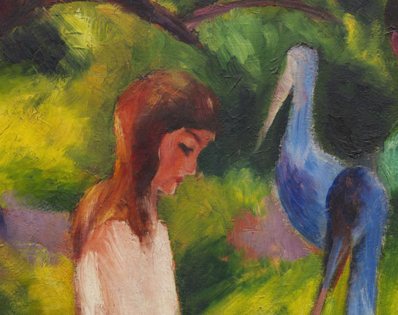 August Macke - Mädchen mit blauen Vögeln (Kind mit blauen Vögeln) - Altre immagini