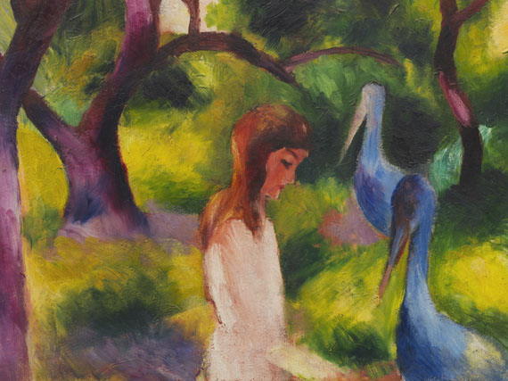 August Macke - Mädchen mit blauen Vögeln (Kind mit blauen Vögeln) - Altre immagini