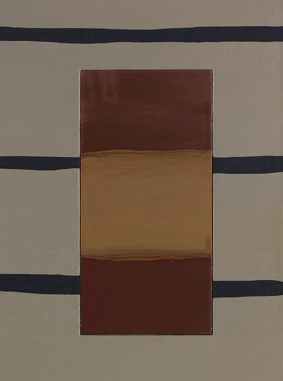 Sean Scully - Line Deep Red - Altre immagini