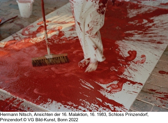 Hermann Nitsch - Schüttbild (19. Malaktion 1986) - Altre immagini