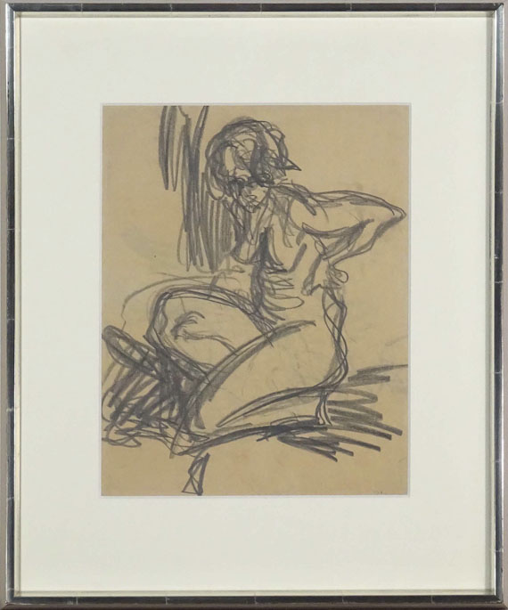 Ernst Ludwig Kirchner - Kniender Akt - Cornice