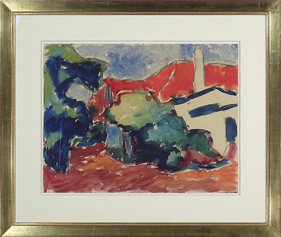 Karl Schmidt-Rottluff - Gutshof - Cornice