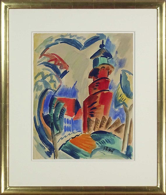 Karl Schmidt-Rottluff - Leuchtturm - Cornice