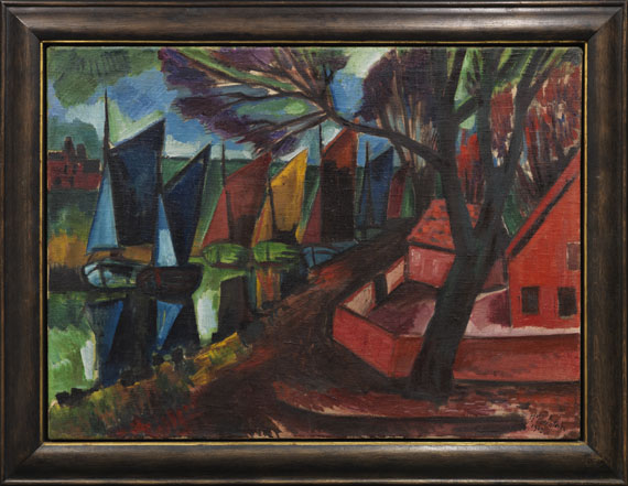 Hermann Max Pechstein - Fischerkutter - Cornice