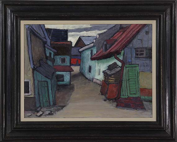 Gabriele Münter - Äußere Wienerstraße (Altmünchen) - Cornice