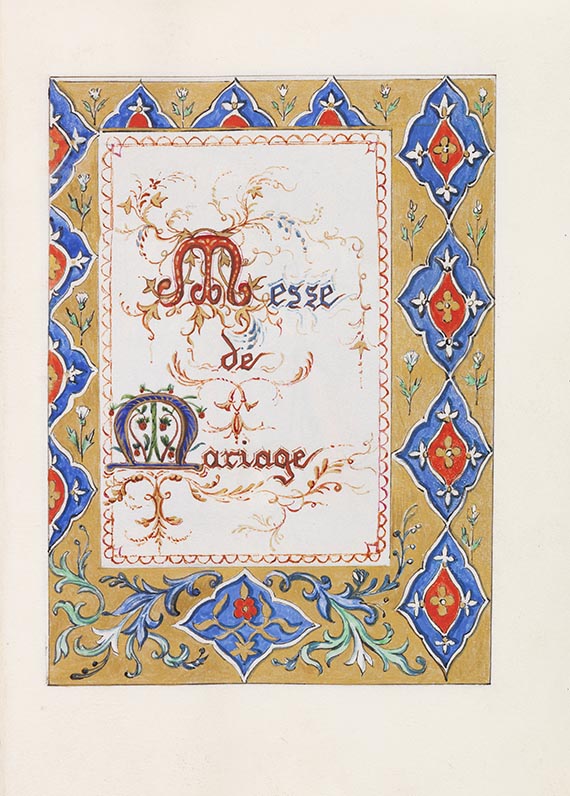  Manuskripte - Messe de Mariage. Prachthandschrift - Altre immagini
