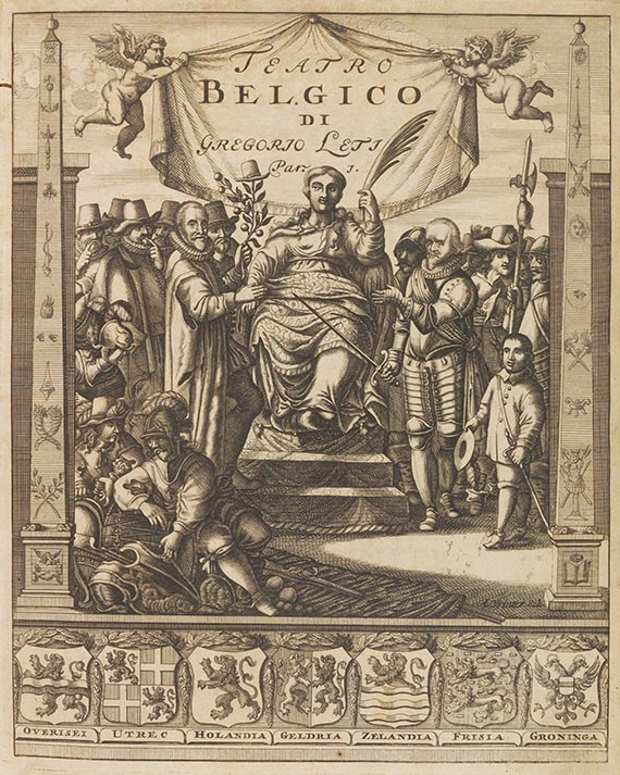 Gregorio Leti - Teatro Belgico. 2 Bände - Altre immagini
