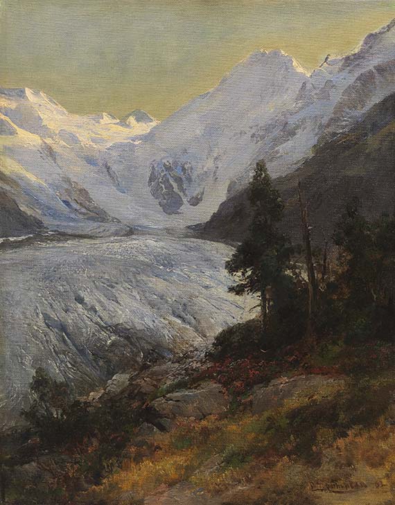 Edward Theodore Compton - Am Morteratschgletscher