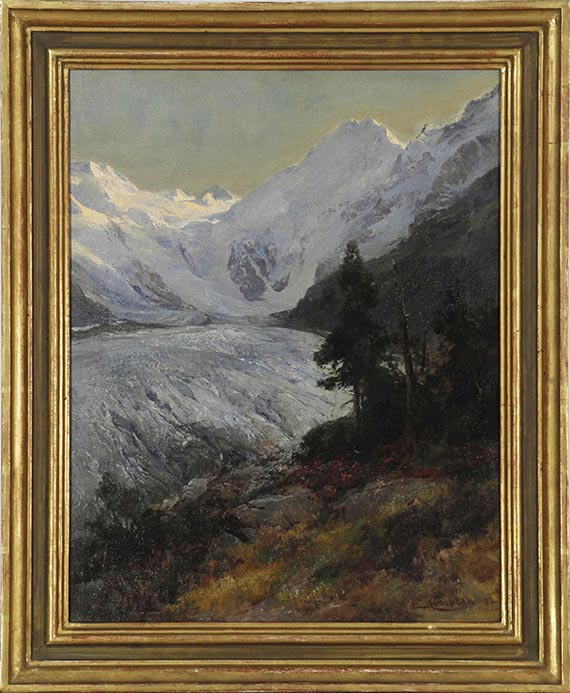 Edward Theodore Compton - Am Morteratschgletscher - Cornice