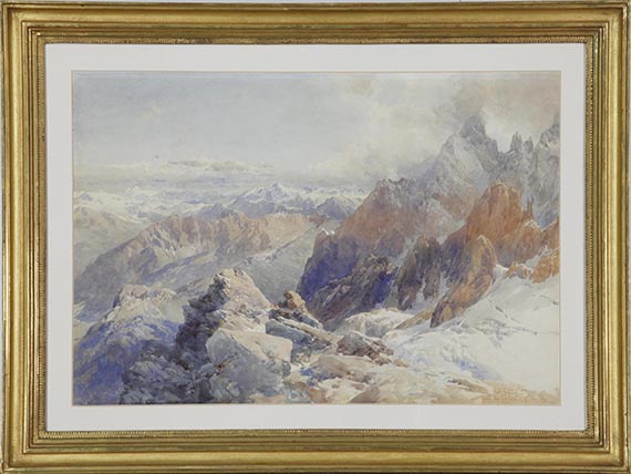 Edward Theodore Compton - Col du Géant - Cornice