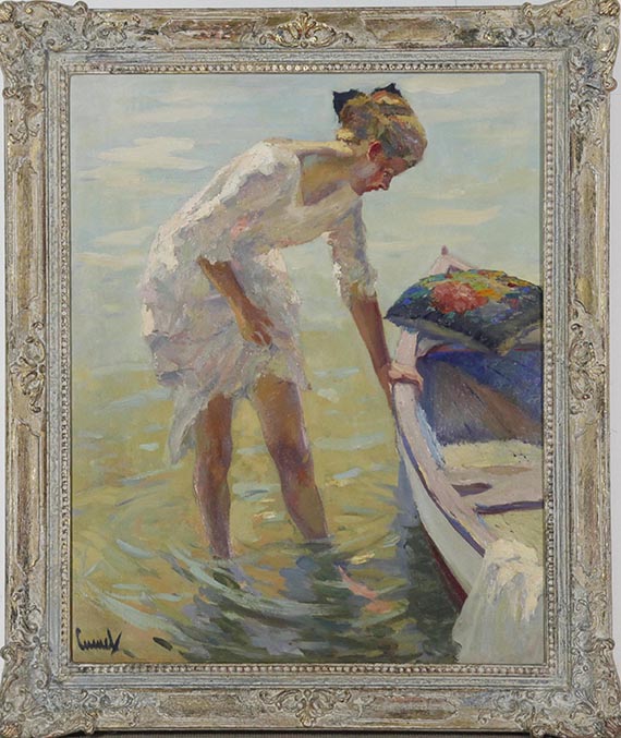 Edward Cucuel - Am Ufer - Cornice