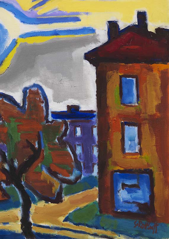 Karl Schmidt-Rottluff - Sonne über Häusern - Altre immagini