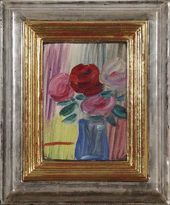 Alexej von Jawlensky - Stillleben: Blumen in blauer Vase - Cornice