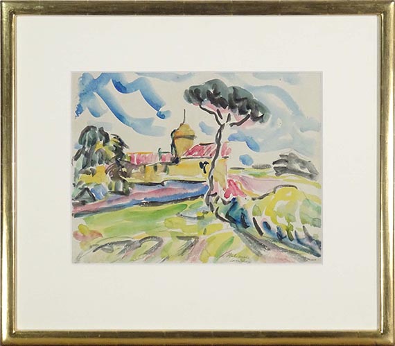 Erich Heckel - Italienische Landschaft - Cornice