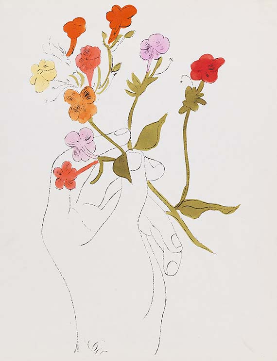 Andy Warhol - Hand with Flowers und Hand with Carnation - Altre immagini