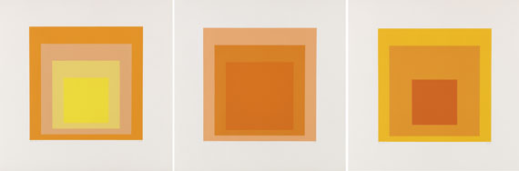 Josef Albers - 3 Bll.: Homage to the Square