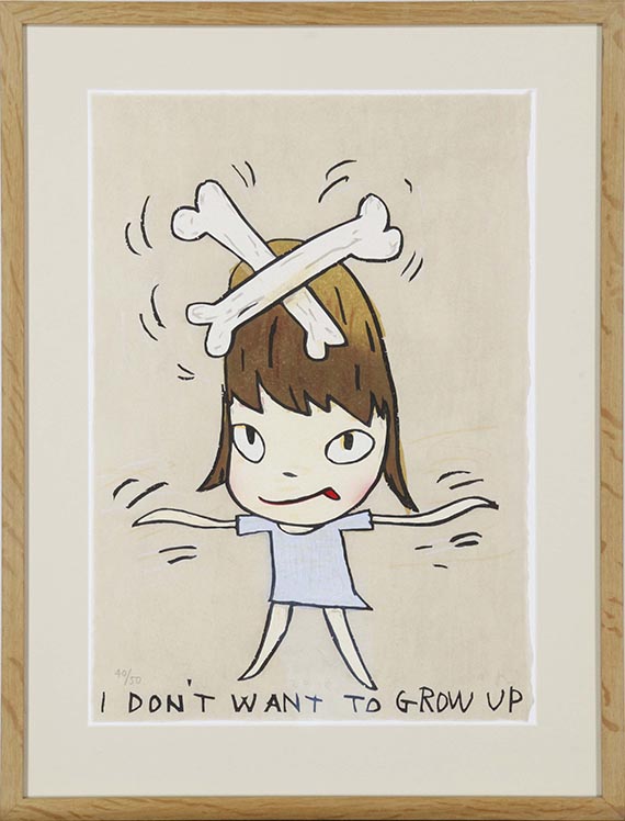 Yoshitomo Nara - I don’t want to grow up - Cornice