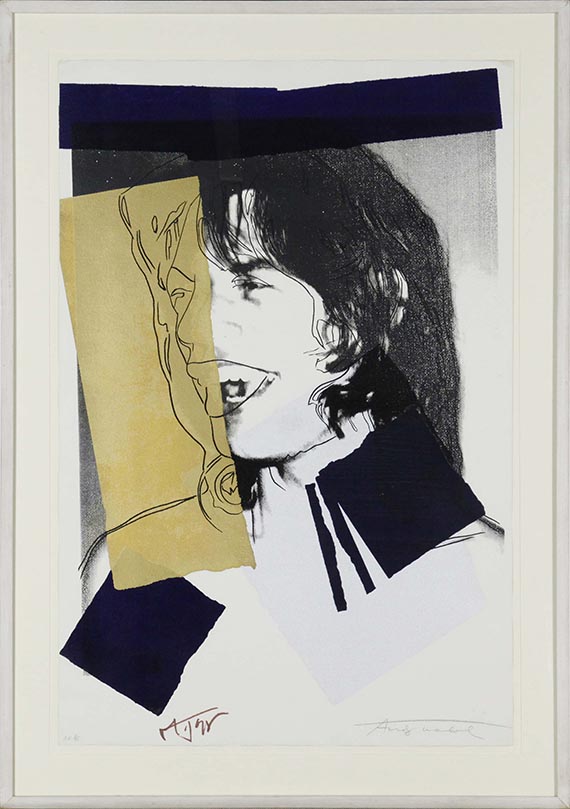 Andy Warhol - Mick Jagger - Cornice