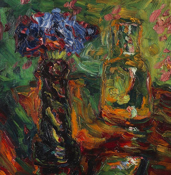 Karl Schmidt-Rottluff - Stillleben mit Rosen und Karaffe - Altre immagini