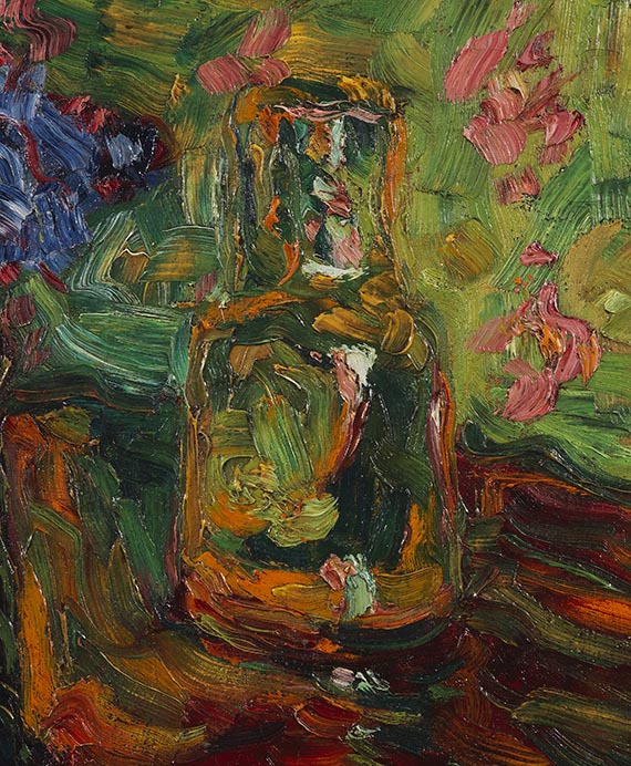 Karl Schmidt-Rottluff - Stillleben mit Rosen und Karaffe - Altre immagini