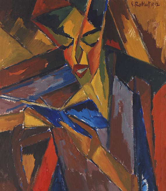 Karl Schmidt-Rottluff - Lesende (Else Lasker-Schüler)