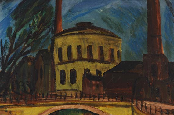 Erich Heckel - Gaswerk am Luisenufer