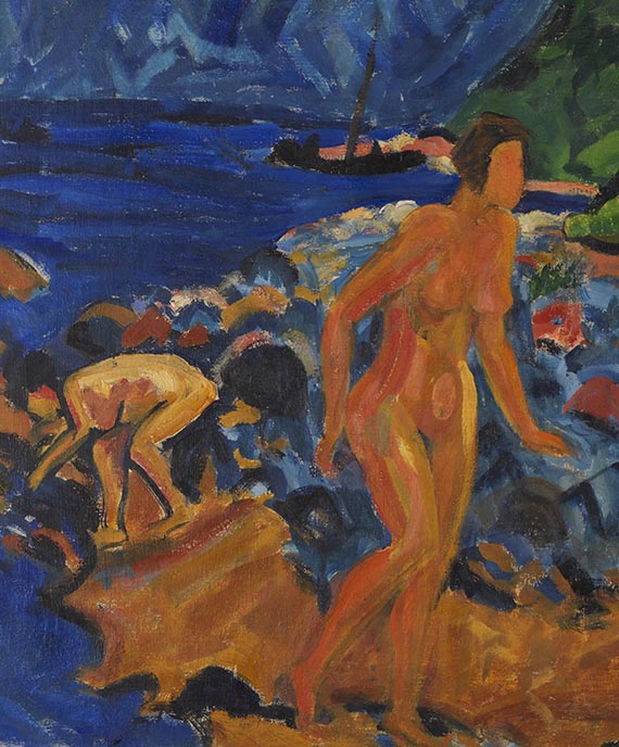 Erich Heckel - Figuren am Strand