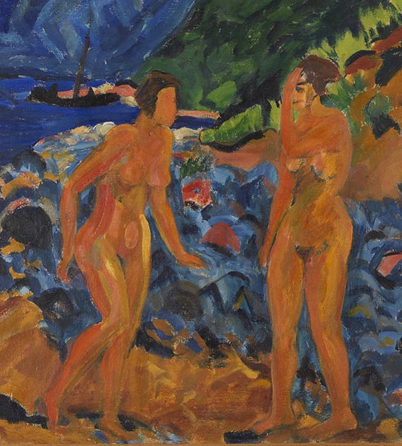 Erich Heckel - Figuren am Strand