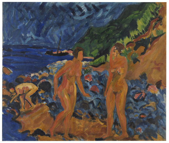 Figuren am Strand, 1912