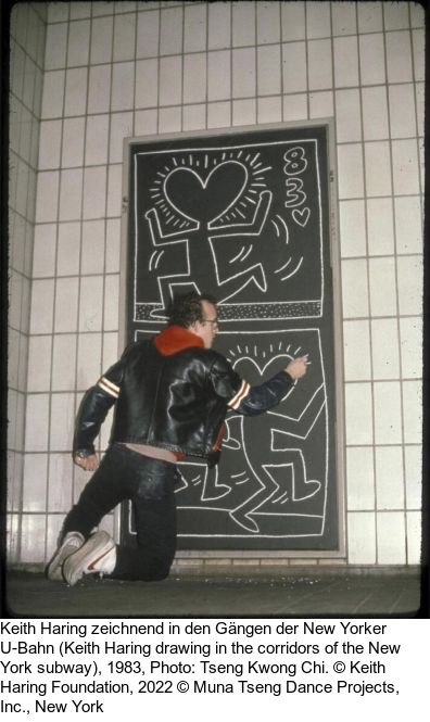 Keith Haring - Subway Drawing