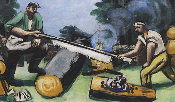 Max Beckmann - Holzsäger im Wald - Altre immagini