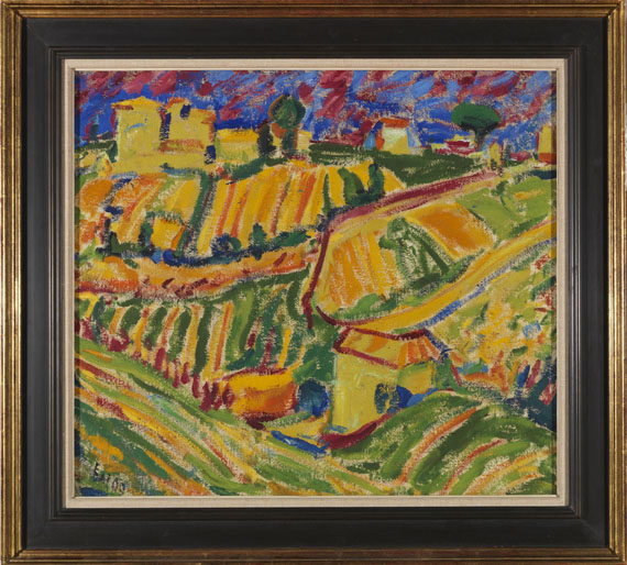 Erich Heckel - Landschaft bei Rom - Cornice