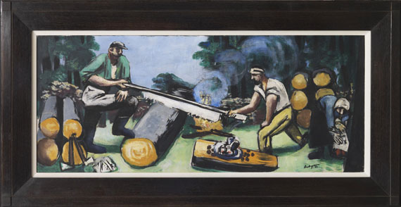 Max Beckmann - Holzsäger im Wald