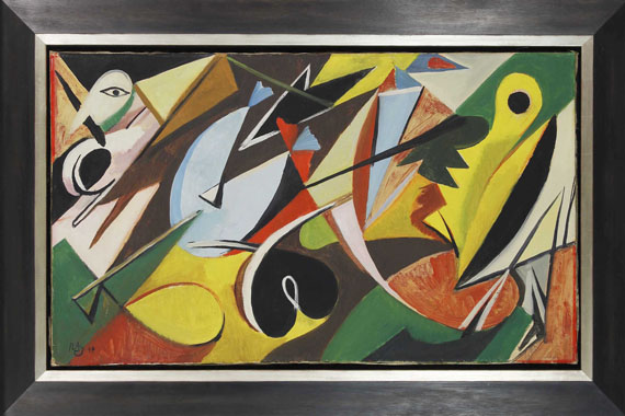 Ernst Wilhelm Nay - Persisches Gedicht - Cornice