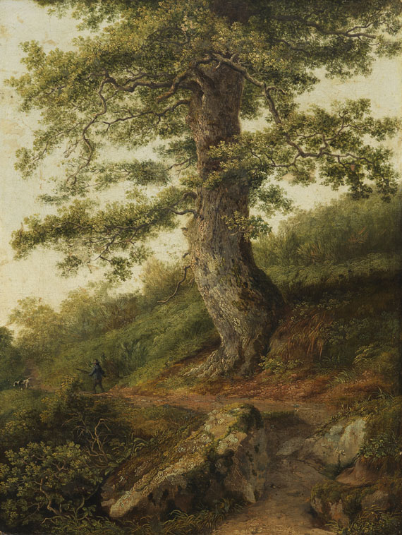 Jacob Philipp Hackert - Alter Olivenbaum bei Camaldoli