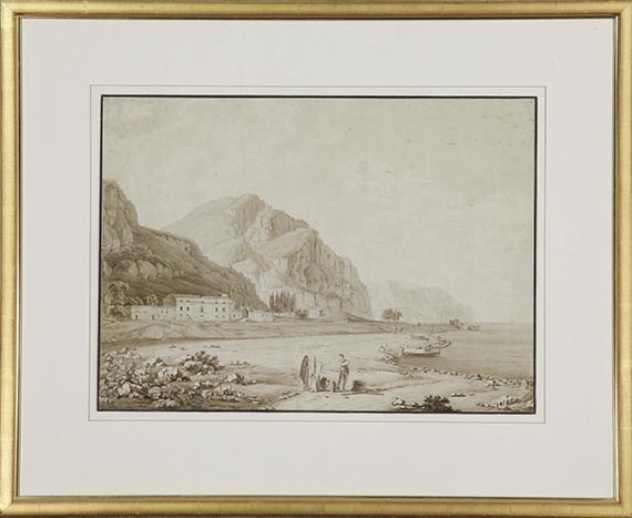 Christoph Heinrich Kniep - Sizilianische Küste bei Taormina - Cornice