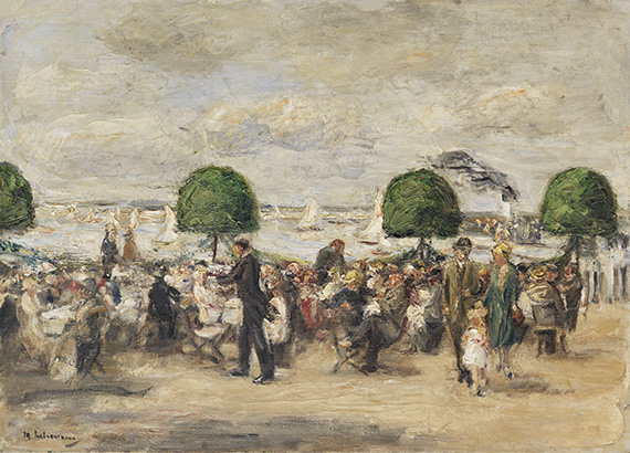 Max Liebermann - Gartenlokal am Wannsee - Schwedischer Pavillon