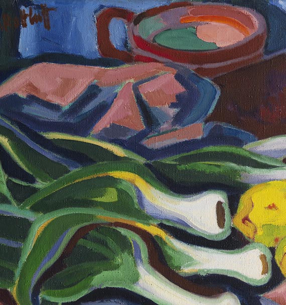 Karl Schmidt-Rottluff - Stillleben mit Porree - Altre immagini