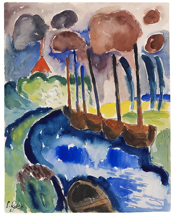 Karl Schmidt-Rottluff - Kanal