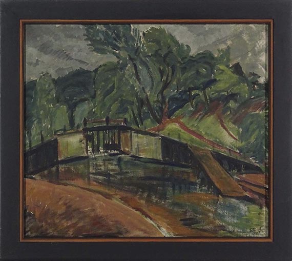 Erich Heckel - Schleuse - Cornice