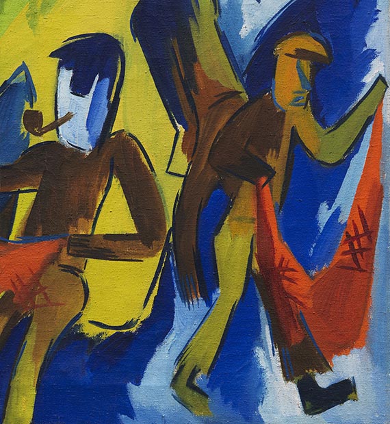 Karl Schmidt-Rottluff - Fischer mit Netzen - Altre immagini