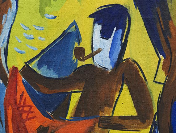 Karl Schmidt-Rottluff - Fischer mit Netzen - Altre immagini