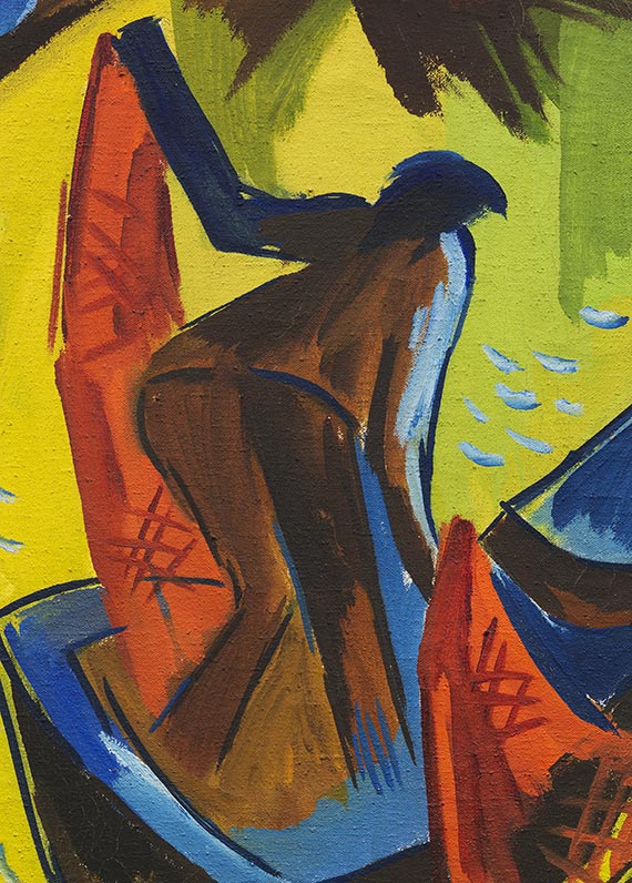 Karl Schmidt-Rottluff - Fischer mit Netzen - Altre immagini